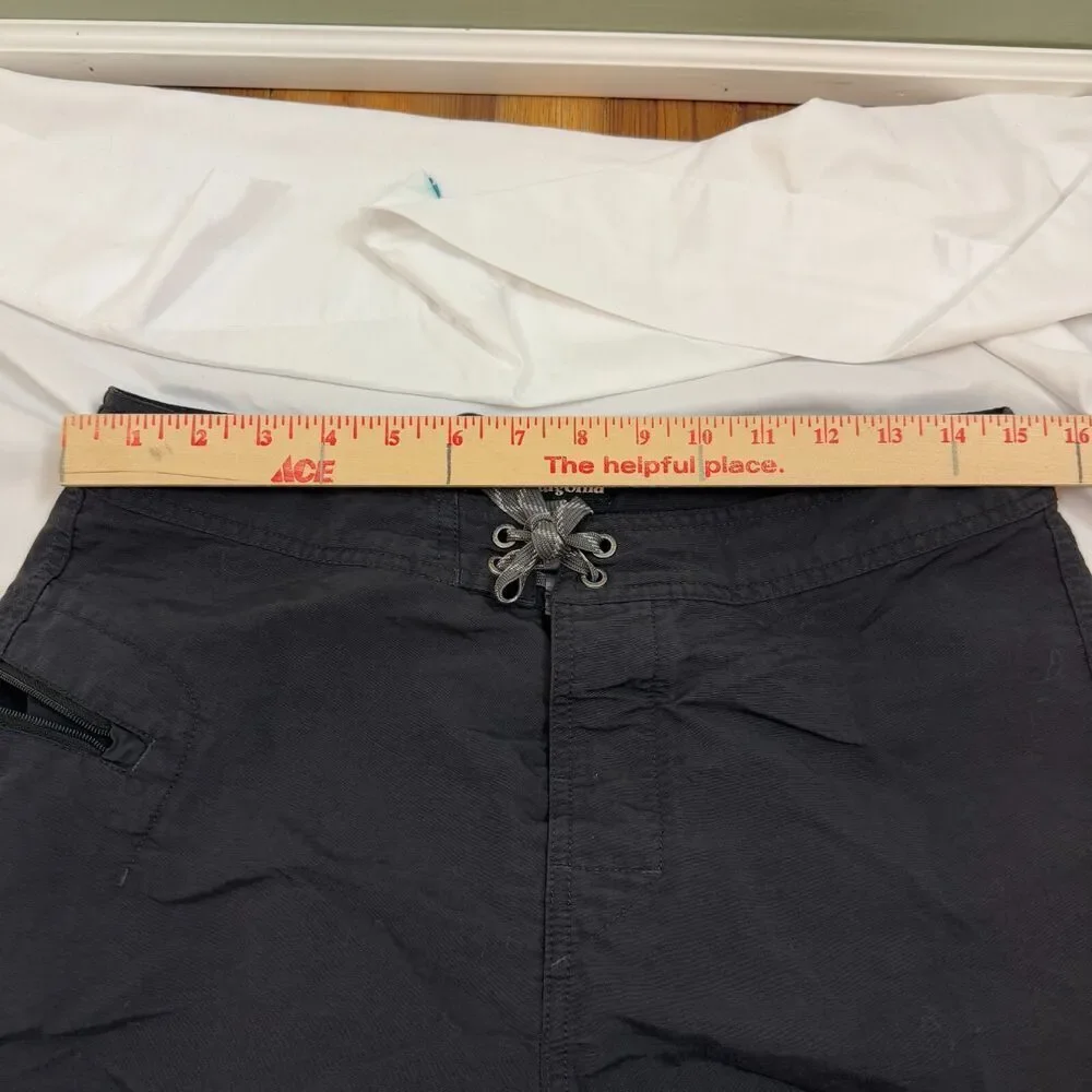 Patagonia Wavefarer Board Shorts Mens 30 Black 9